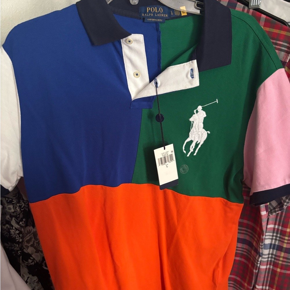 Color Block Polo Shirt by Ralph Lauren